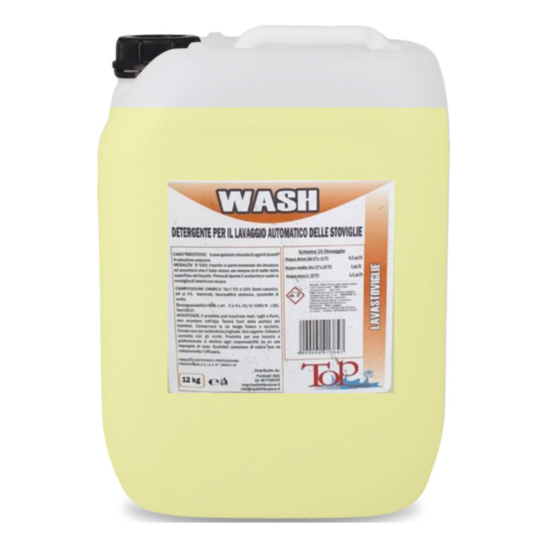 WASH 12KG DETERGENTE PER LAVASTOVIG CLORATTIVO LIQUIDO WASH