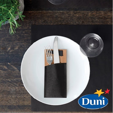 SACCHETTO CELLU NERO 8,5X19CM PZ.100 (5 pz) COD. NERO TOV. BIANCO 151853 DUNI