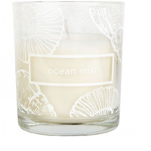 CANDELA VASO TRASP.OCEANO Ø7cm 30H 1pz COD 170645
