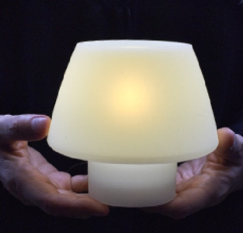 PORTACANDELE SILICONE 123x129 MAXY WHITE (1 pz) COD.171488 MOODY MAXY BIANCA DUNI