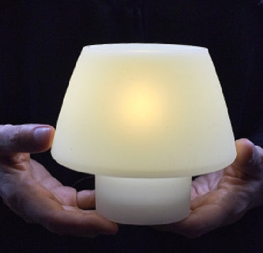 PORTACANDELE SILICONE 123x129 MAXY WHITE (1 pz) COD.171488 MOODY MAXY BIANCA DUNI