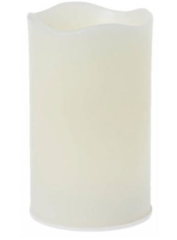 KIT DI 4 LED CON ADATTATORE+CARC.+TELEC (1 pz) COD 174428 DUNI BIANCO PILLAR IN CERA