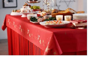 GONNE DA TAVOLA DUNICEL 0.72x4m ROSSO (1 pz) COD 9023 DUNI