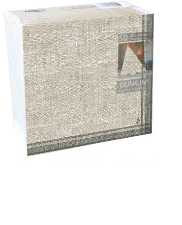 TOVAGLIOLI DUNILIN 40x40 LINUS NERO pz50 (1 pz) COD 178235 DUNI