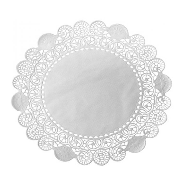 PIZZI BIANCO ROTONDI ø 026.70Cm. 250 pz. COD 160060 DUNI