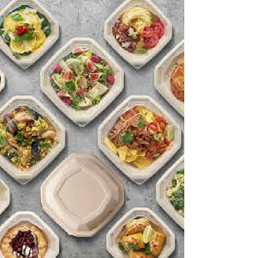 COPERCHIO BAGASSE X (188140) 80pz MS (4 pz) COD 188148 DUNI MARRONE