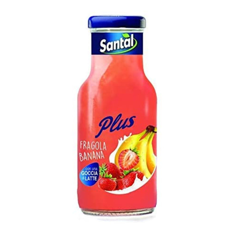 SANTAL PLUS FRAGOLA E BANANA 25CL BT (24 pz)