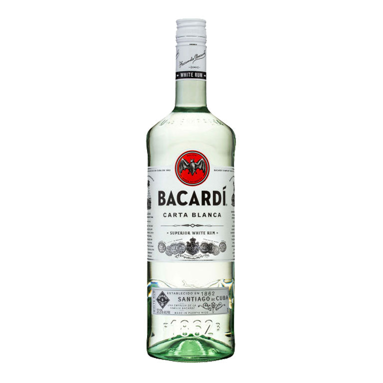 BACARDI RUM CARTA BLANCA-1LT