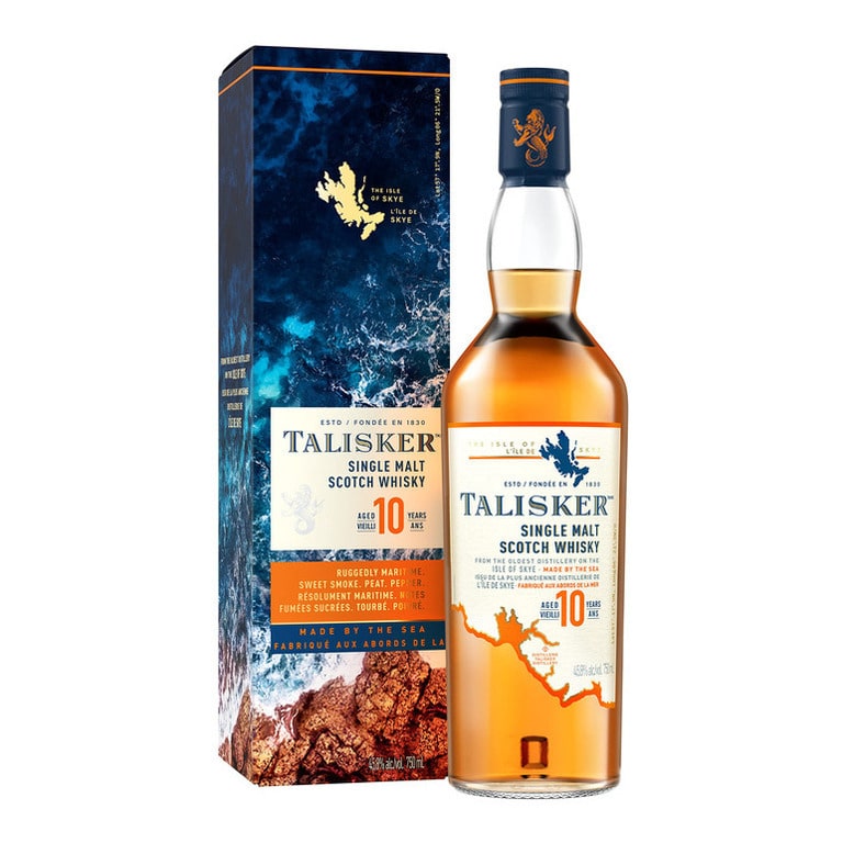 WHISKY TALISKER AGED 10 YEARS -70CL SINGLE MALT- ASTUCCIATO