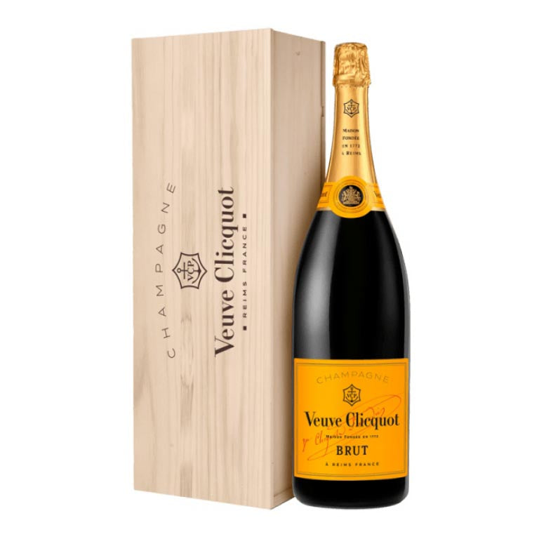 VEUVE CLICQUOT CHAMPAGNE BRUT-9LT CASSA IN LEGNO-SALMANAZAR