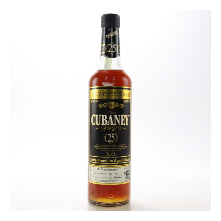 RUM CUBANEY TESORO 25 YEAR-70CL X.O. EXTRA PREMIUM AGED RUM
