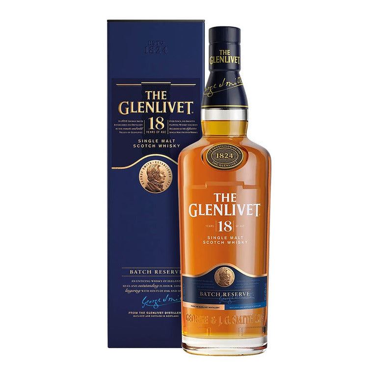 WHISKY THE GLENLIVET 18 YEARS OF AGE  SINGLE MALT -70CL-ASTUCCIATO
