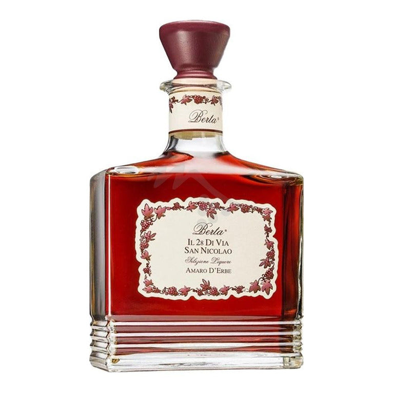 AMARO DI BERTA IL 28 DI VIA SAN NICOLAO SELEZIONE LIQUORE ALLE ERBE - SCIOLTA