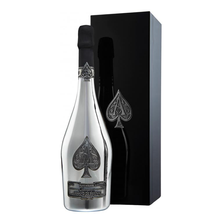 ARMAND DE BRIGNAC CHAMPAGNE SILVER-75CL (1 pz) BLANC DE BLANCS-ASTUCCIATA