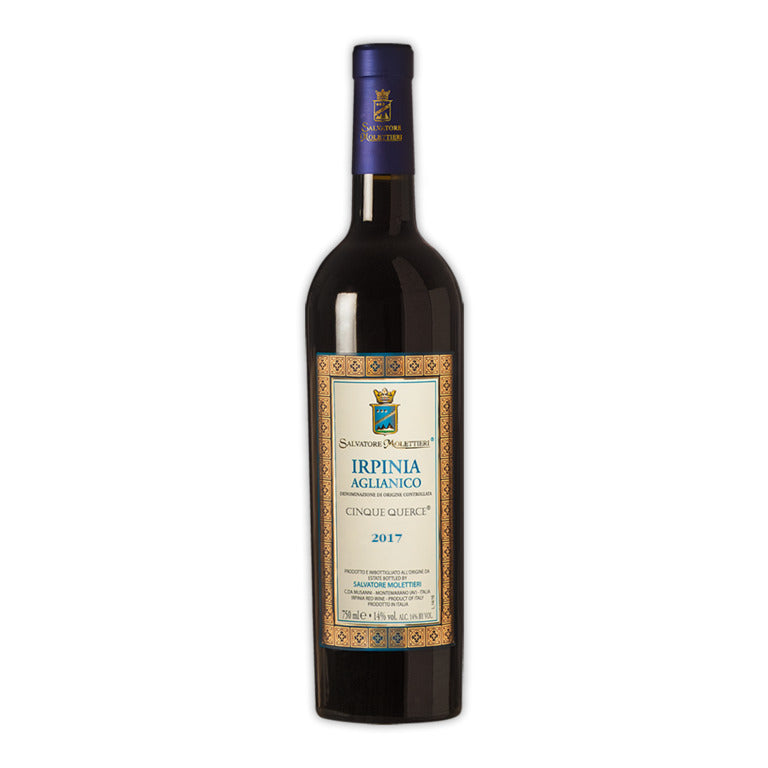 VINO SALVATORE MOLETTIERI CINQUE QUERCE IRPINIA AGLIANICO DOC 2021-75CL