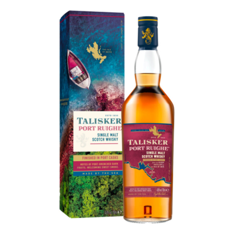 WHISKY TALISKER PORT RUIGHE-70CL (1 pz) SINGLE MALT-FINISHED IN PORT CASK-ASTUCC