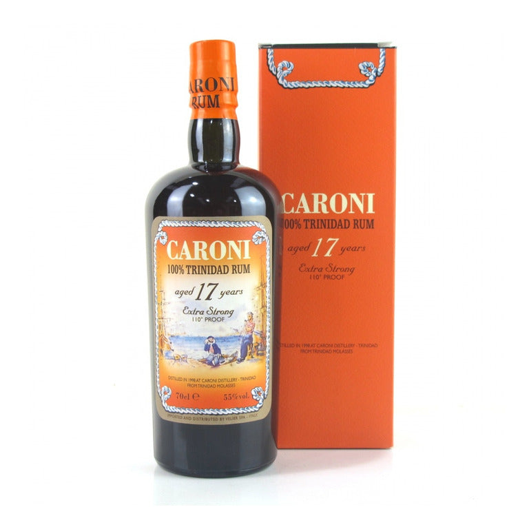 RUM CARONI AGED 17 YEARS-70CL ASTUCCIO TRINIDAD RUM-EXTRA STRONG-110°PROOF