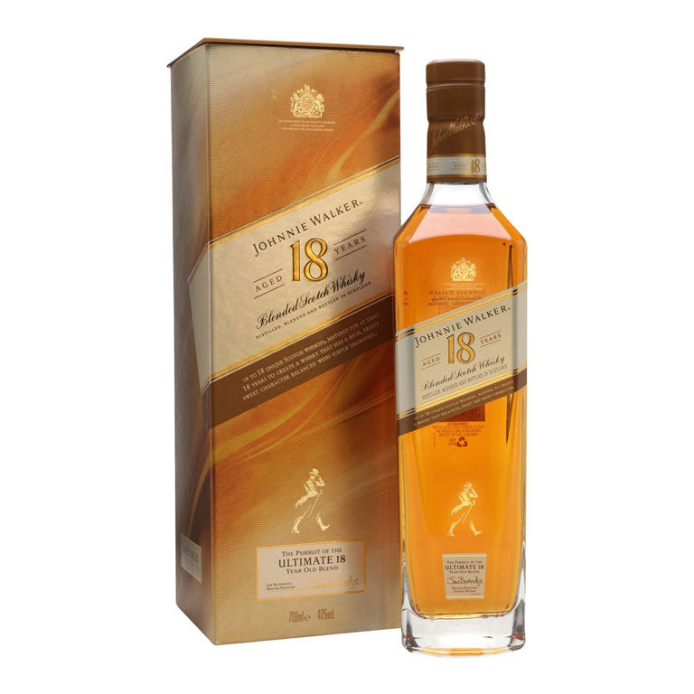 WHISKY JOHNNIE WALKER AGED 18YEARS-70CL BLENDED SCOTCH WHISKY- ASTUCCIATO