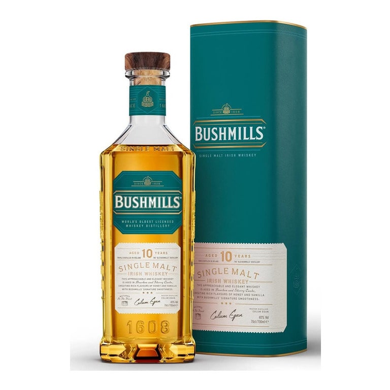 WHISKEY BUSHMILLS  AGED 10 YEARS (1 pz) 70CL SINGLE MALT - ASTUCCIATO