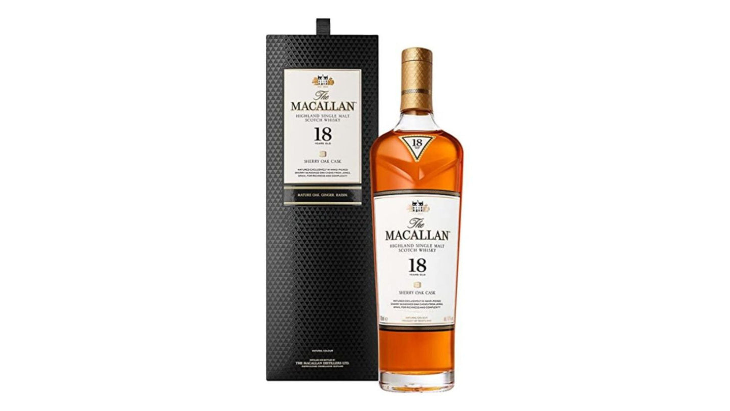 WHISKY THE MACALLAN - 18 YEAR OLD - 70CL (1 pz) CHERRY OAK CASK 2022 -ASTUCCIATO