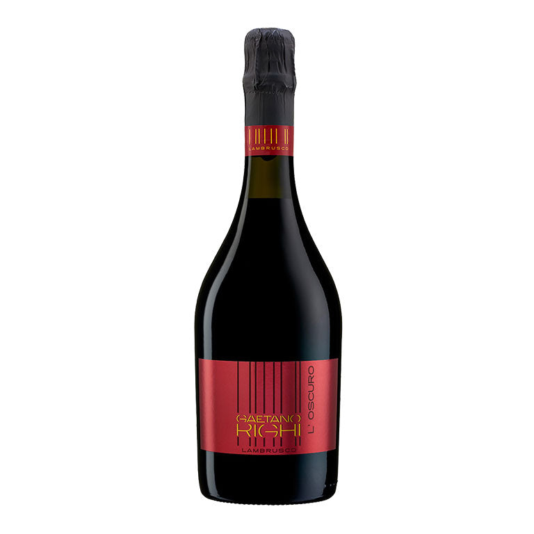 VINO GAETANO RIGHI L'OSCURO LAMBRUSCO (1 pz) EMILIA IGT VINO FRIZZANTE SCURO-75CL
