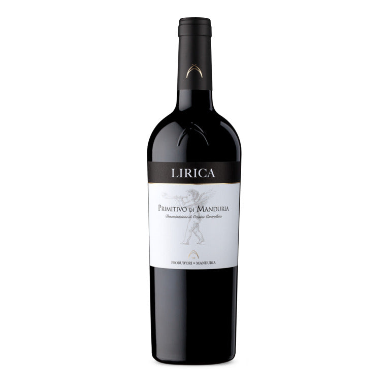 VINO PRODUTTORI DI MANDURIA LIRICA 2022 PRIMITIVO DI MANDURIA DOC-75CL