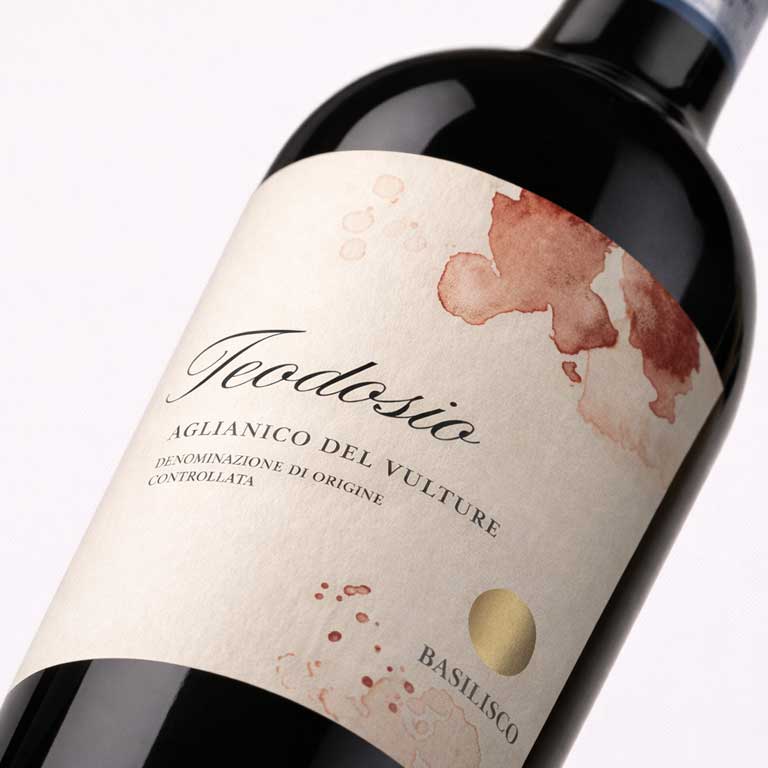 VINO BASILISCO TEODOSIO 2021 AGLIANICO DEL VULTURE BIOLOGICO-75CL