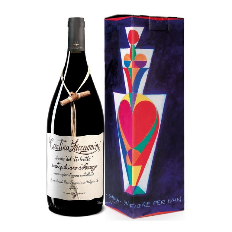 VINO CANTINA ZACCAGNINI "DAL TRALCETTO" MONTEPULCIANO DOC 2019-1.5LT ASTUCCIATO