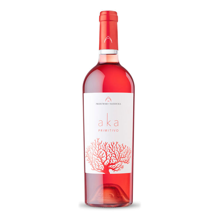 VINO PRODUTTORI DI MANDURIA AKA 2023 (1 pz) SALENTO IGP PRIMITIVO ROSATO-75CL