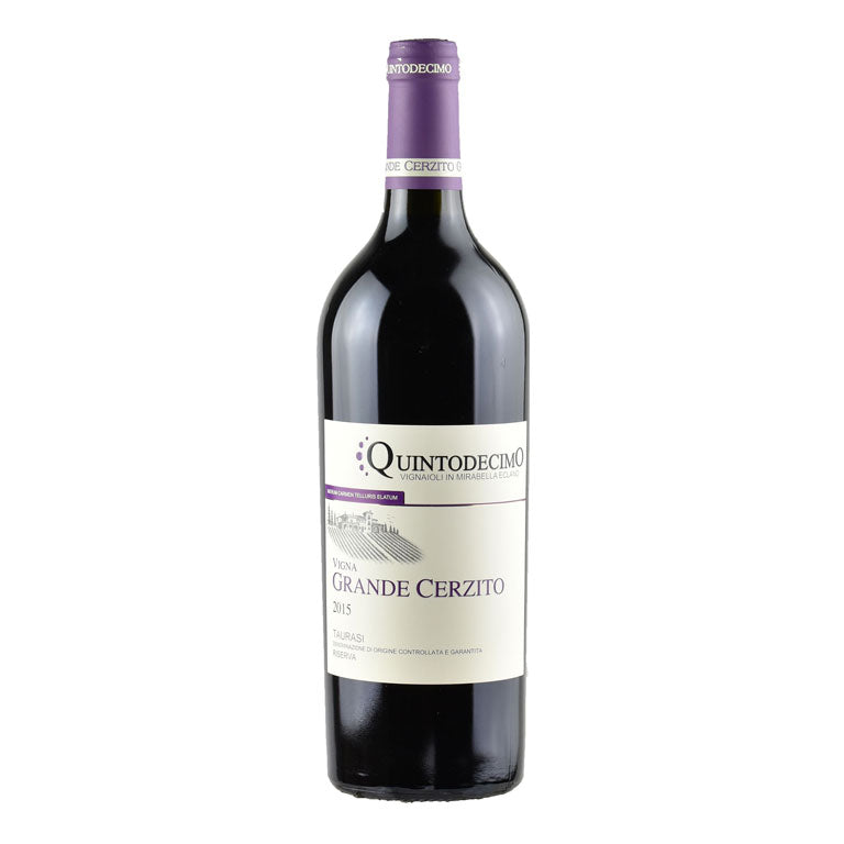 VINO QUINTODECIMO VIGNA GRANDE CERZITO (1 pz) TAURASI RISERVA DOCG 2019-75CL