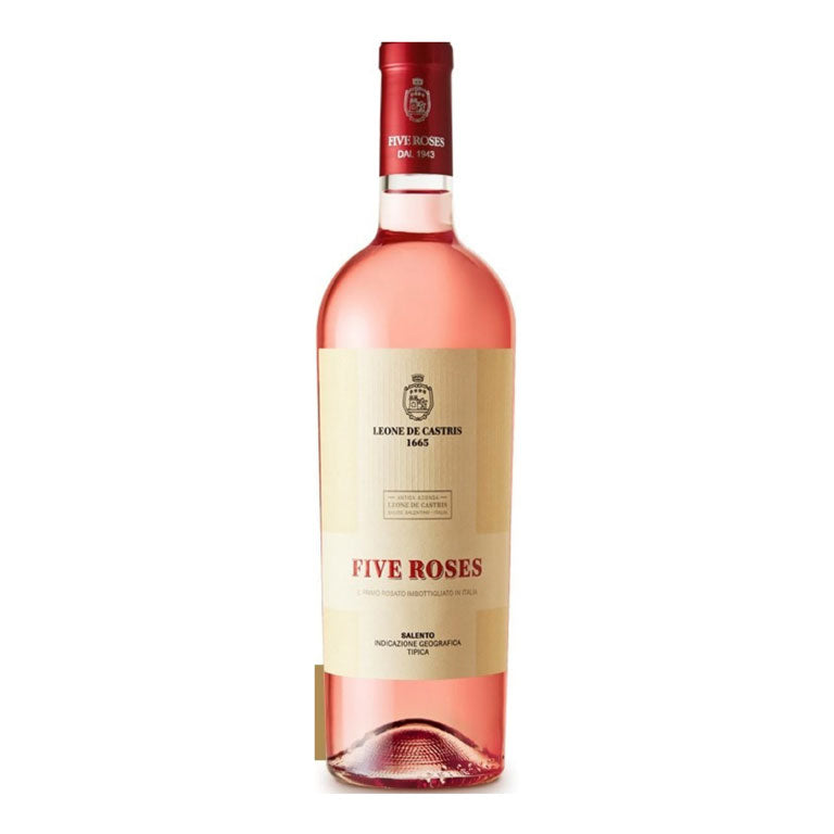 VINO LEONE DE CASTRIS "FIVE ROSES" 2024 SALENTO IGT-75CL