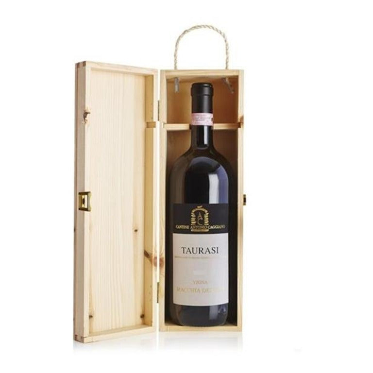 VINO CANTINE CAGGIANO TAURASI DOCG MACCHIA DEI GOTI 2016 CASSA LEGNO-1,5LT