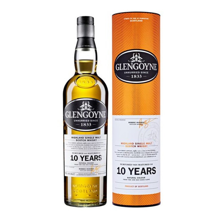WHISKY GLENGOYNE 10 YEARS OLD-70CL (1 pz) HIGHLANDS LINE-ASTUCCIATO