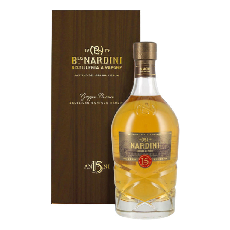 GRAPPA NARDINI RISERVA 15 ANNI - 70CL ASTUCCIO IN LEGNO