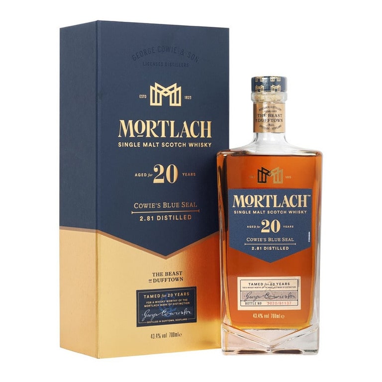 WHISKY MORTLACH 20 YEARS OLD 70CL- SINGLE MALT - ASTUCCIO