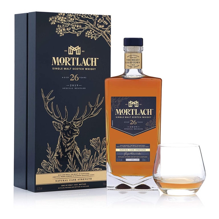 WHISKY MORTLACH 26YEARS OLD SR2019 70CL- SINGLE MALT - ASTUCCIO