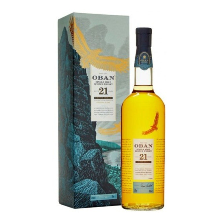 WHISKY OBAN 21 YEARS OLD S.R. 2018 (1 pz) 70CL- SINGLE MALT - ASTUCCIO