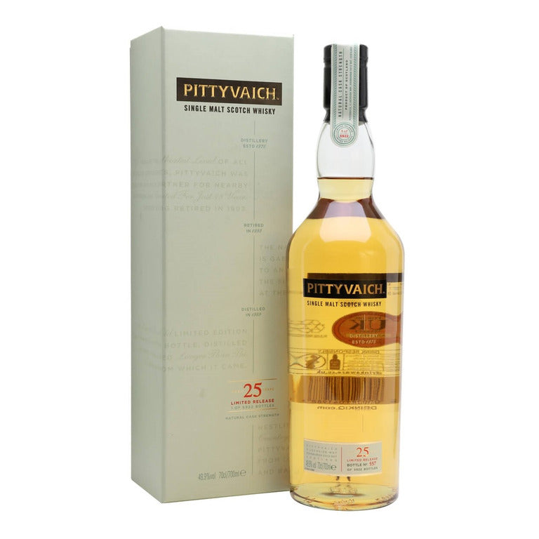 WHISKY PITTYVAICH1989 25YEARS OLD 70CL- SINGLE MALT - ASTUCCIO