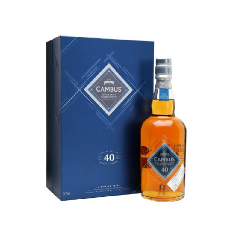 WHISKY CAMBUS 40 YEARS OLD S.R. 2016 (1 pz) 70CL- SINGLE GRAIN  - ASTUCCIO