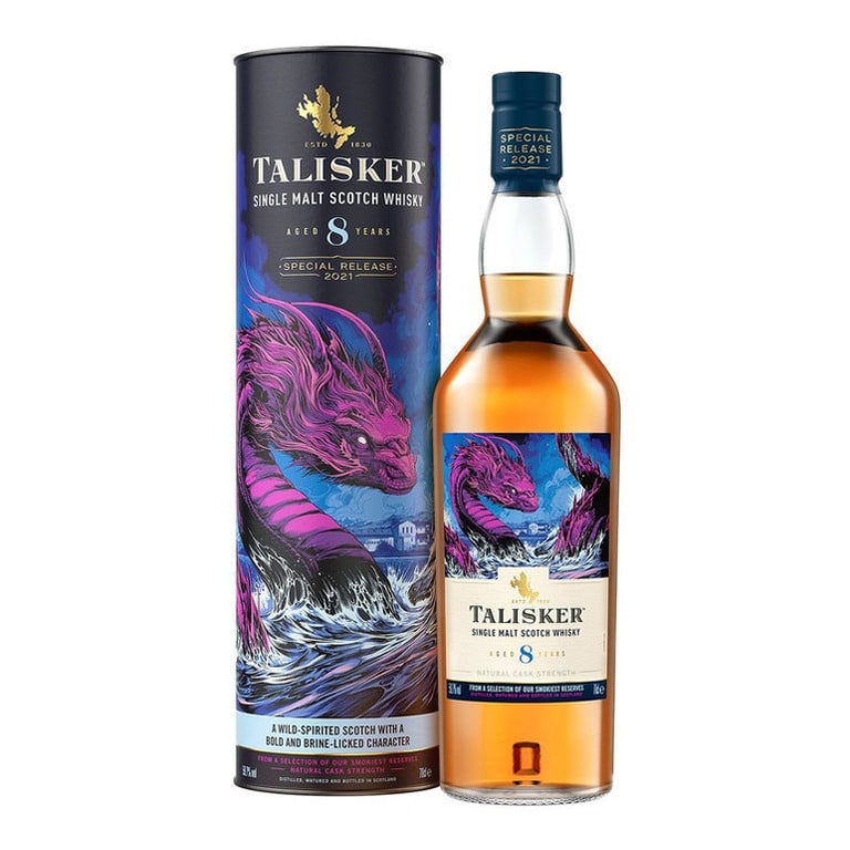 WHISKY TALISKER 8 YEARS OLD S.R. 2021 (1 pz) 70CL- SINGLE MALT - ASTUCCIO