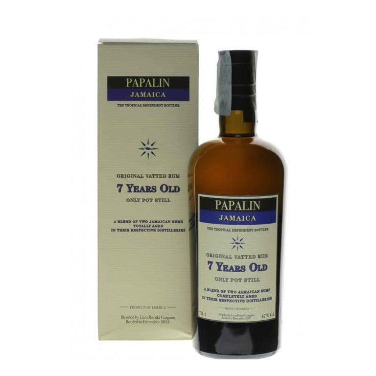 RUM JAMAICA PAPALIN 2021 7YEAR OLD BLUE ASTUCCIATO