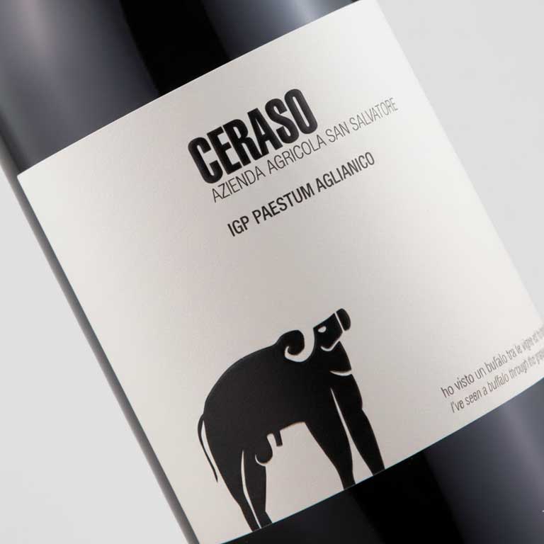 VINO AZ. AGRICOLA SAN SALVATORE CERASO PAESTUM IGP AGLIANICO 2023-75CL