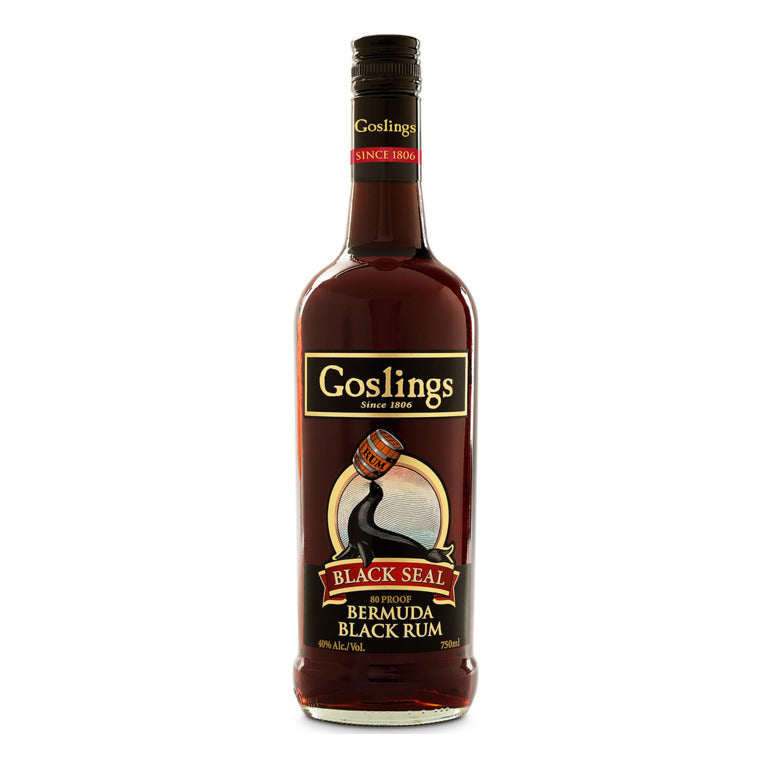 RUM GOSLING BLACK SEAL 80 PROOF BERMUDA BLACK RUM