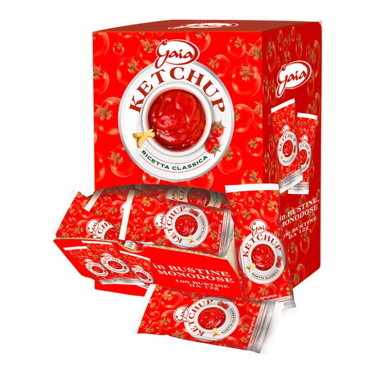 KETCHUP GAIA MONODOSE 12ML x102 BUSTINE