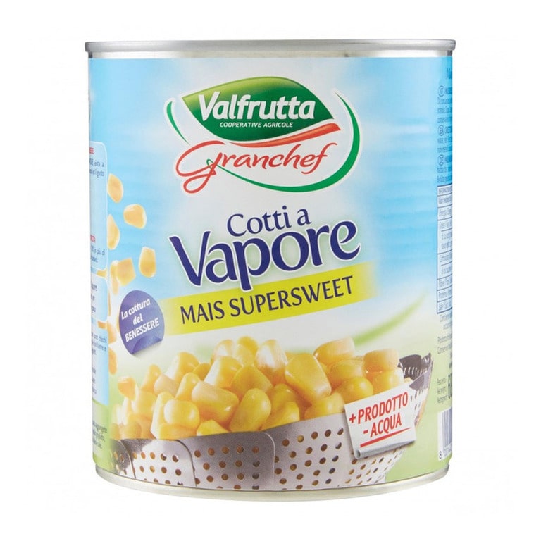 VALFRUTTA MAIS SUPERSWEET 1KG COTTI AL VAPORE