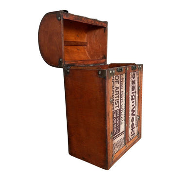 BAULE IN LEGNO SCURO DA 2 BT (1 pz)