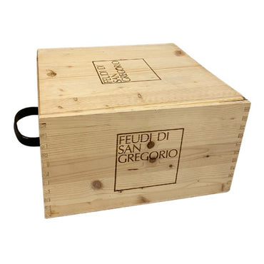 CASSETTA LEGNO 6 VINO FEUDI SAN GREGORIO (1 pz) PIETRACALDA, SERROCIELO, CUTIZZI