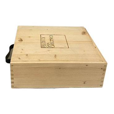 CASSETTA LEGNO 3 VINO FEUDI AGLIANICO (1 pz) DAL RE