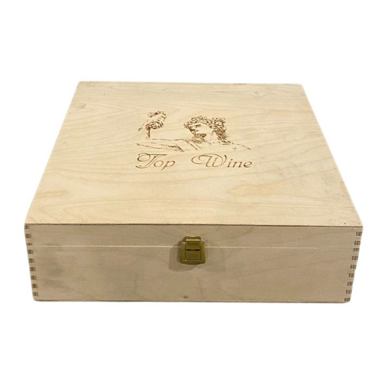 CASSETTA LEGNO TOP WINE 4 VINI PRIDIE (1 pz) FALANGHINA - AGLIANICO