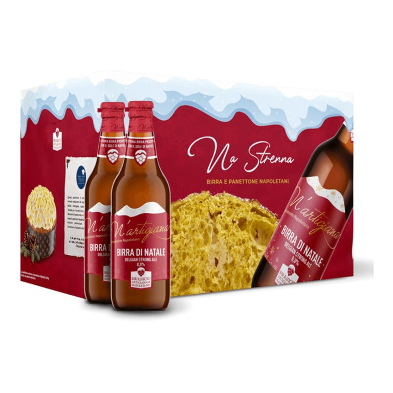 SCATOLA COMPATTA 280x210x360 ARTICO (1 pz) CODICE 33072P PANETTONE+BOTTIGLIA